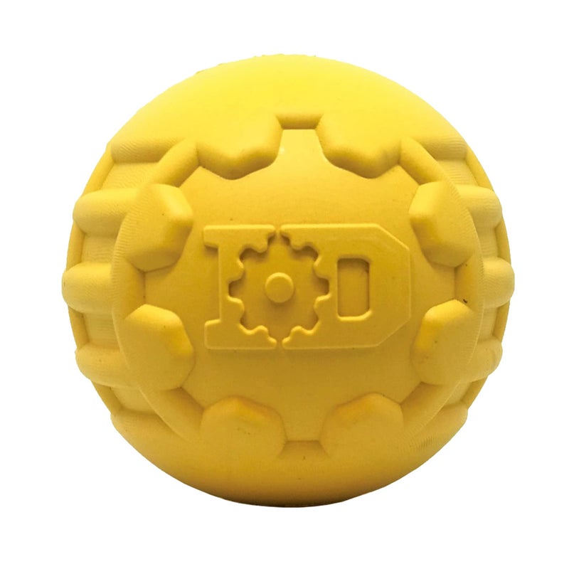 SodaPup Industrial Dog Gear Ball â€“ Durable Ball Toy, Chew Toy, & Treat Dispenser Made in USA from Non-Toxic, Pet-Safe, Food Safe Natural Rubber Material for Bonding, Mental & Physical Exercise, & More - Image 1